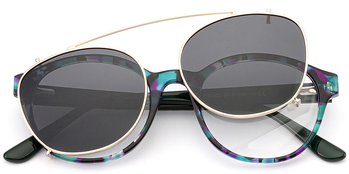 Acetate Round Frame F6582