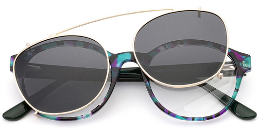 Acetate Round Frame F6582