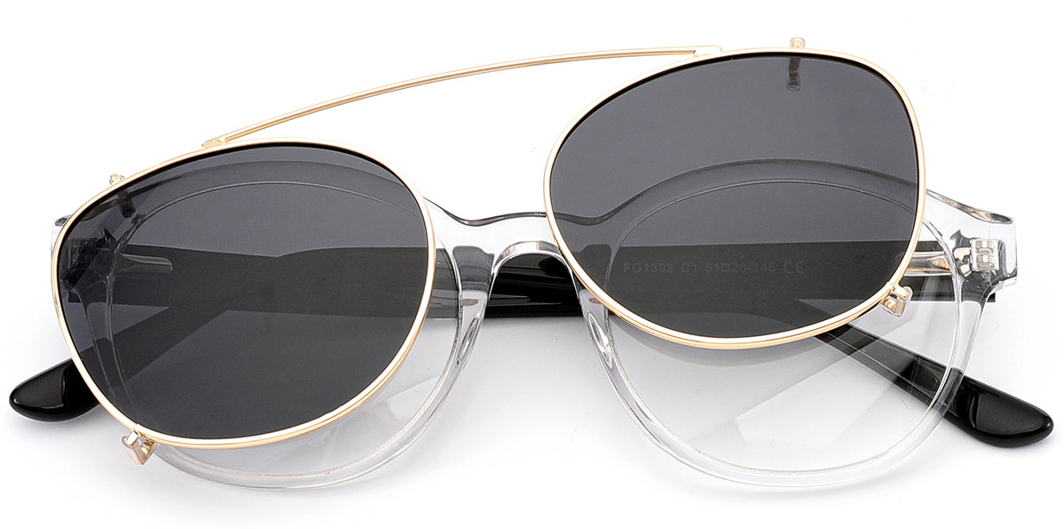 Acetate Round Frame F6582