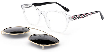 Acetate Round Frame F6582