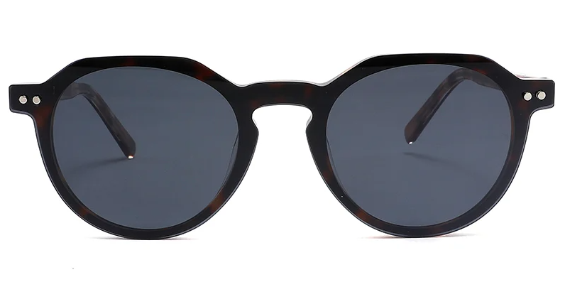 Monture à clips ovale en acétate F2570