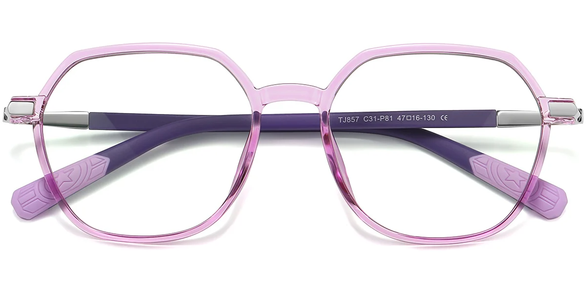 Quadratische Kinderbrille F7352