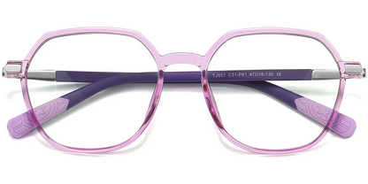 Quadratische Kinderbrille F7352