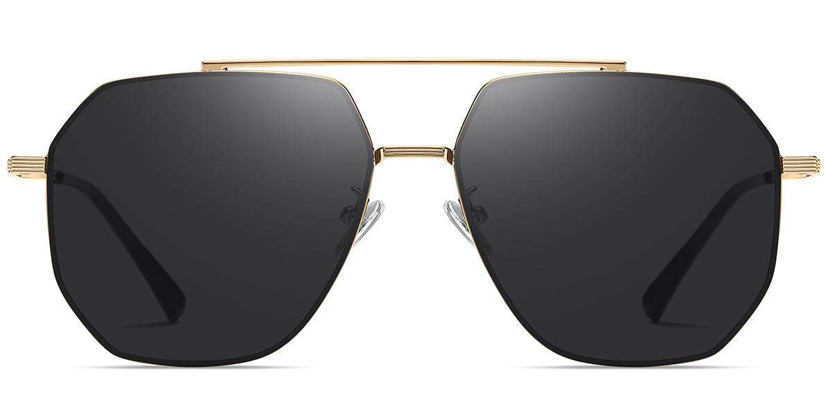 Lunettes de soleil aviateur géométriques SG4350