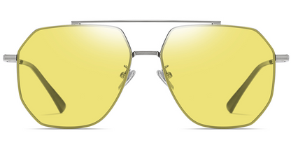Lunettes de soleil aviateur géométriques SG4350