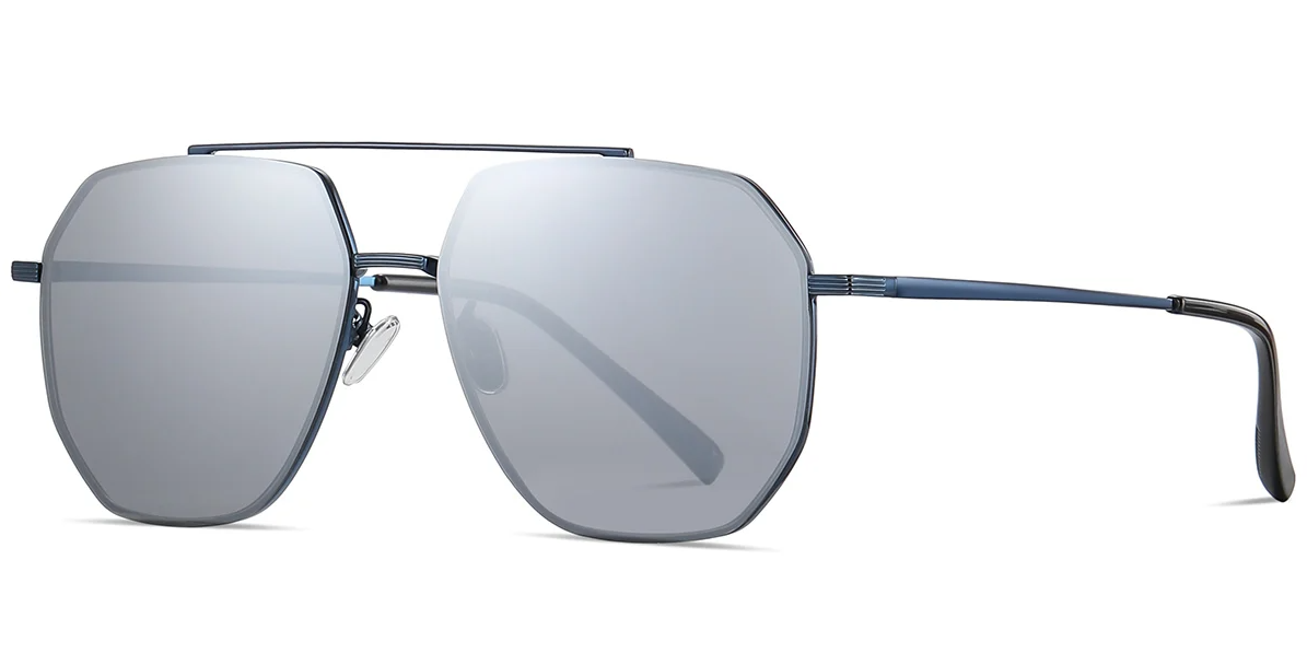Lunettes de soleil aviateur géométriques SG4350