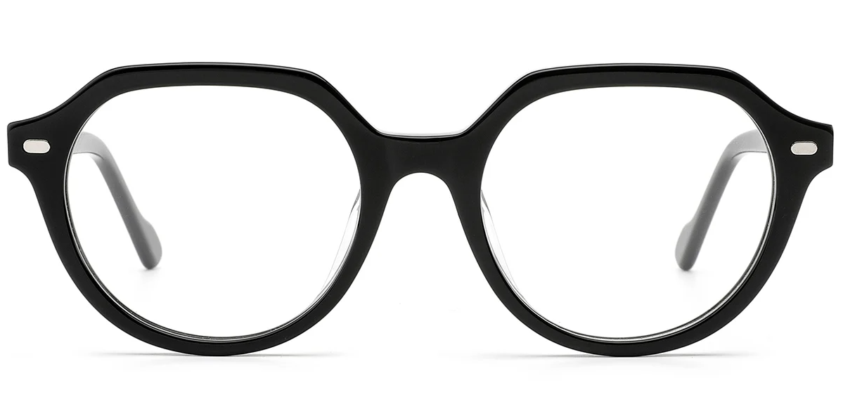 Geometrischer Acetatrahmen F6293