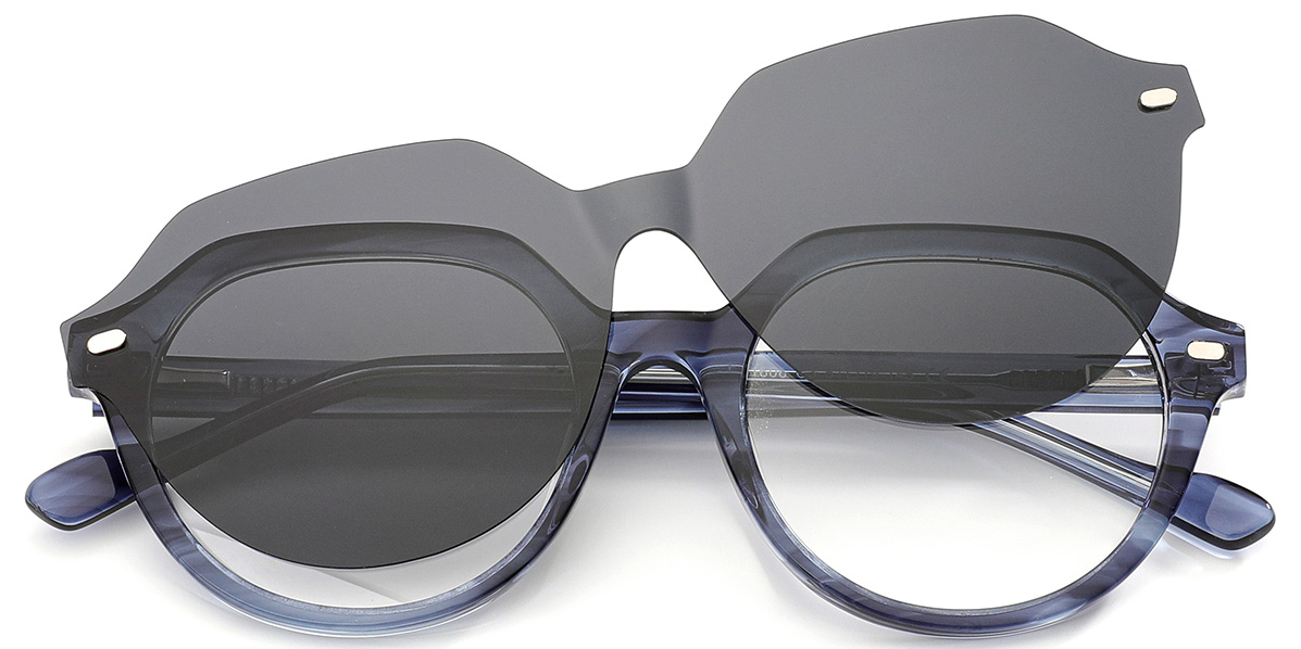 Geometrischer Acetatrahmen F6293