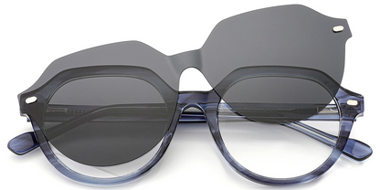 Geometrischer Acetatrahmen F6293