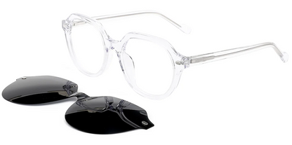 Geometrischer Acetatrahmen F6293