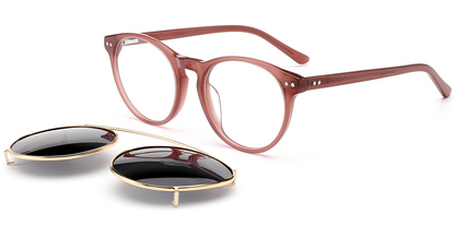 Monture ronde en acétate F6617