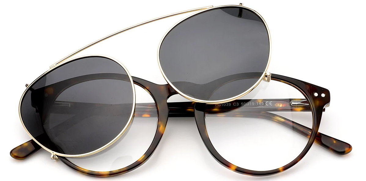 Monture ronde en acétate F6617