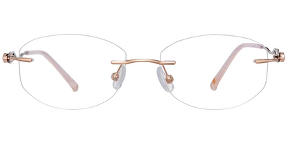 Titanium Oval Frame F7447