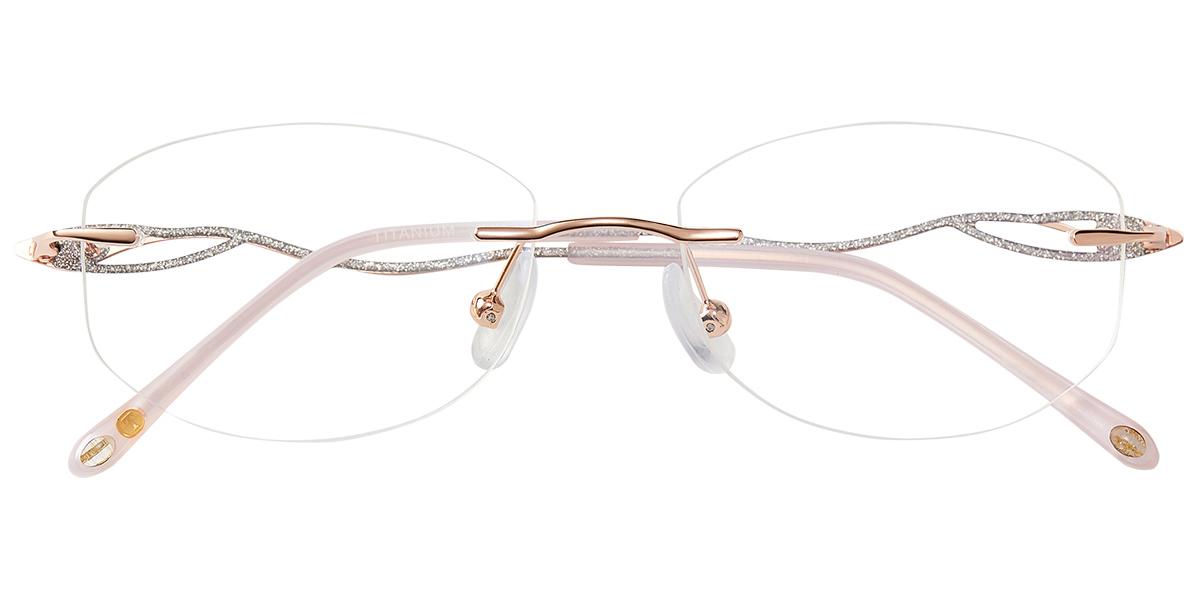 Titanium Oval Frame F7447