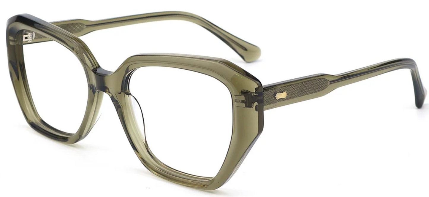 Acetate Square Frame F8049