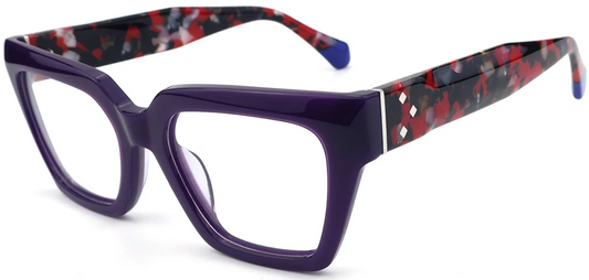 Acetate Square Frame F8053