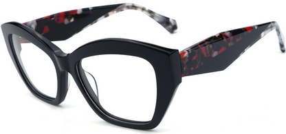 Acetat-Cat-Eye-Rahmen F8046