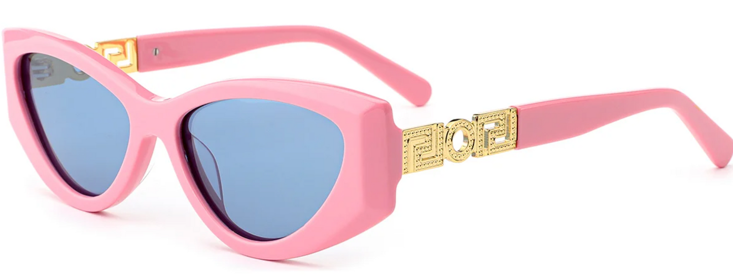 Lunettes de soleil œil de chat en acétate SG7583