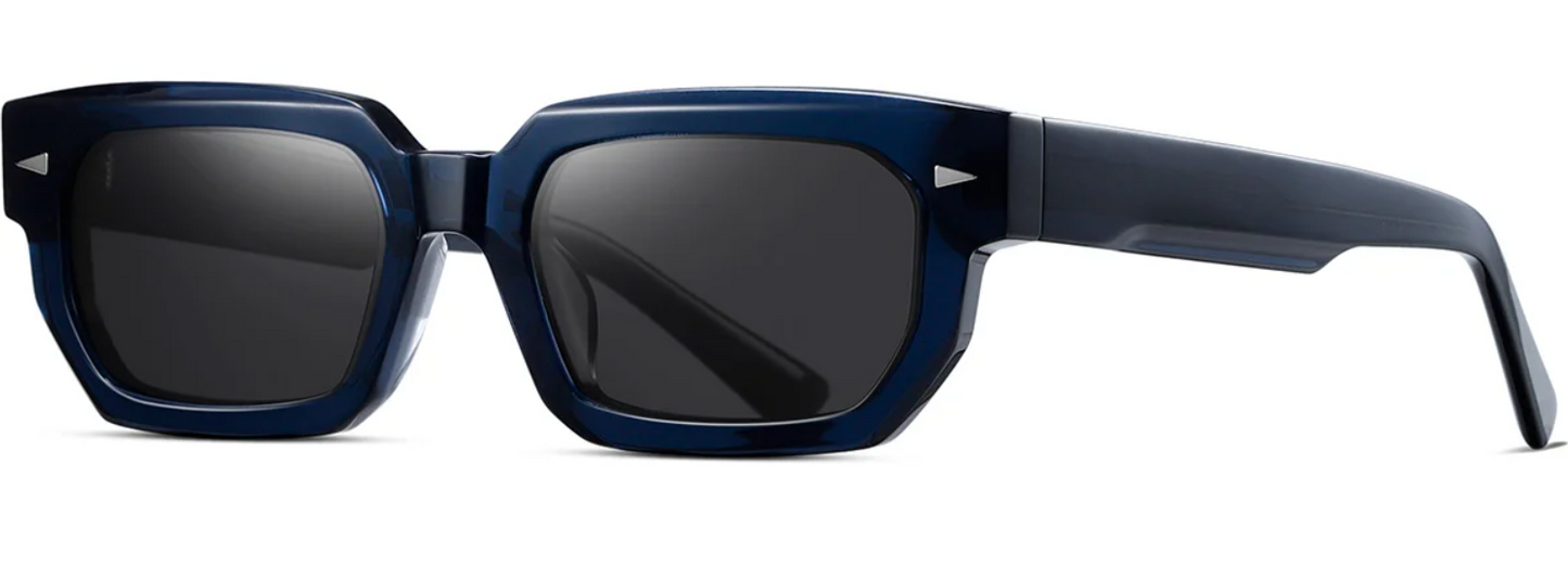 Rechteckige Acetat-Sonnenbrille SG7198