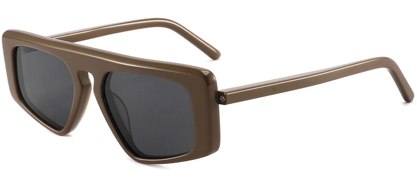 Lunettes de soleil géométriques en acétate pour femme SG4306