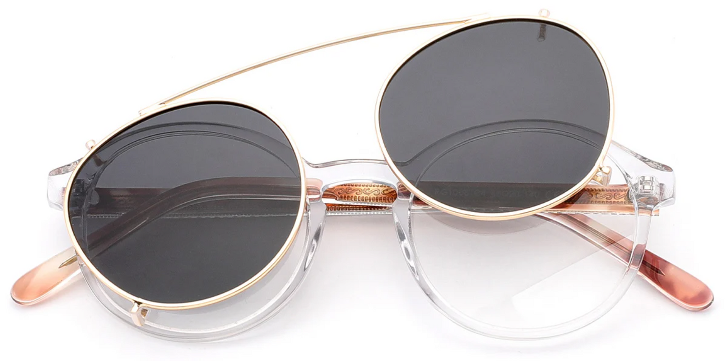 Acetate Round Frame F6573