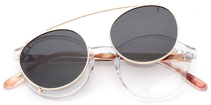 Acetate Round Frame F6573