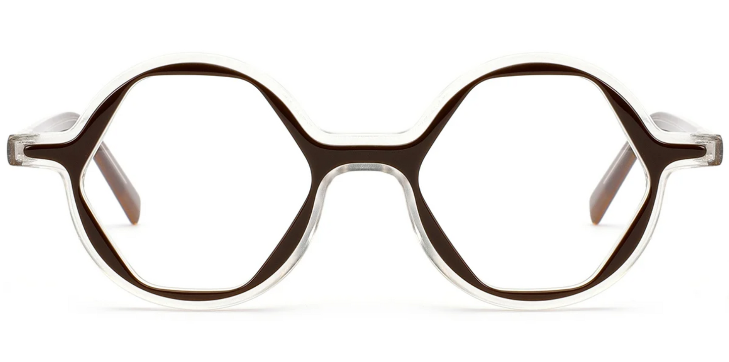 Acetate Geometric Frame F6332