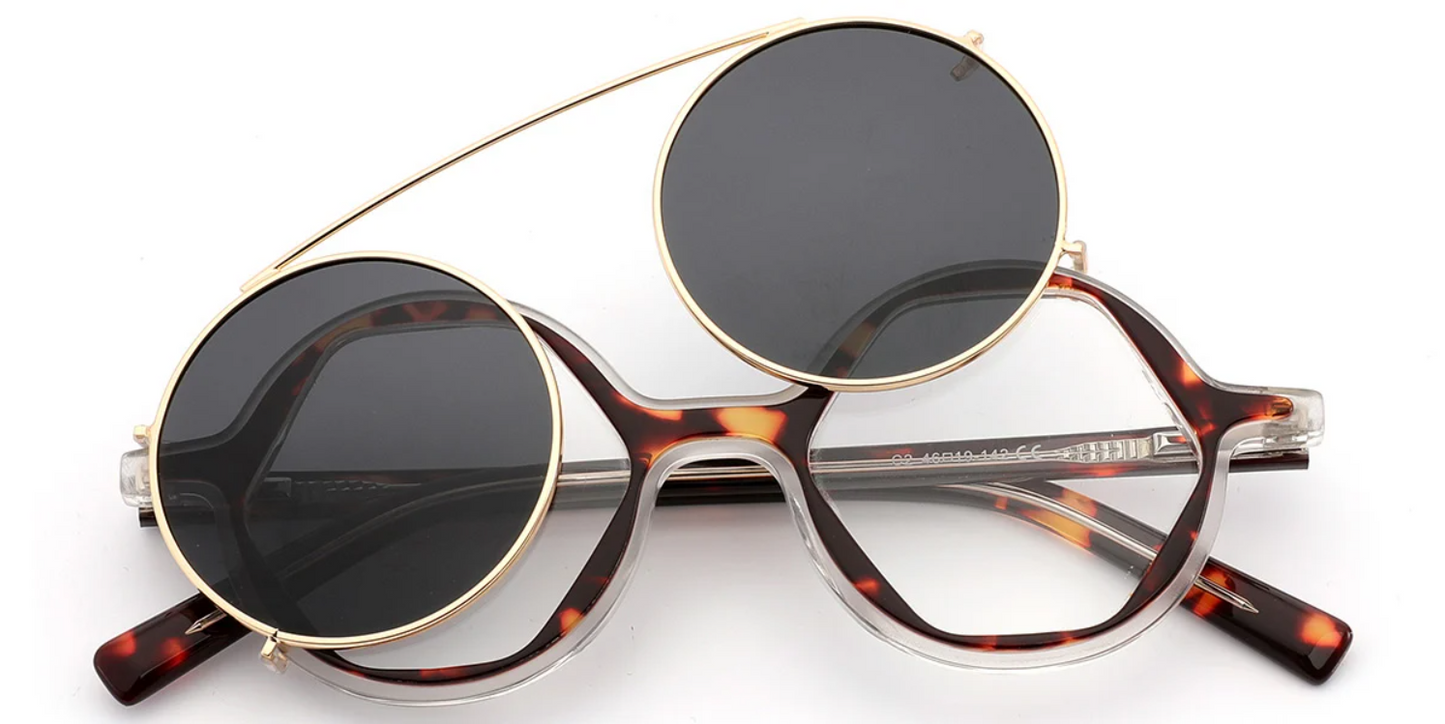 Acetate Geometric Frame F6332