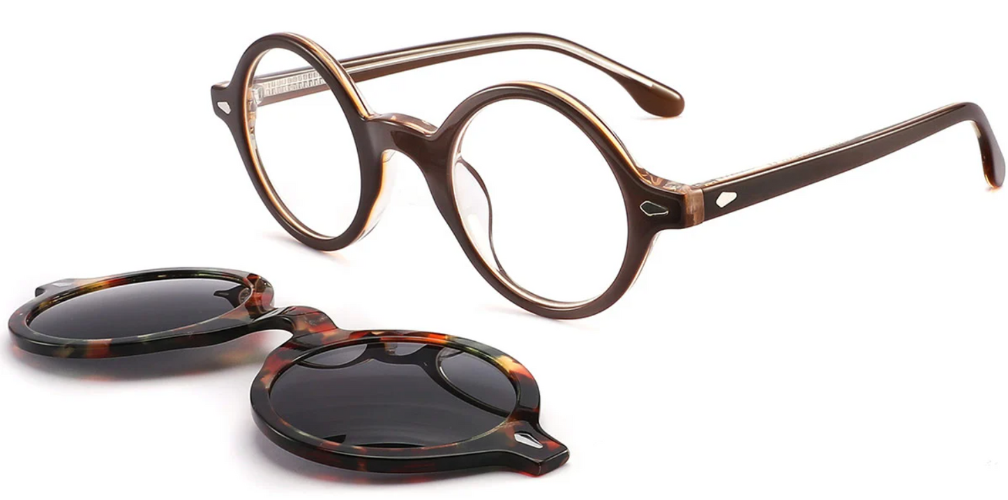 Acetate Round Frame F4218