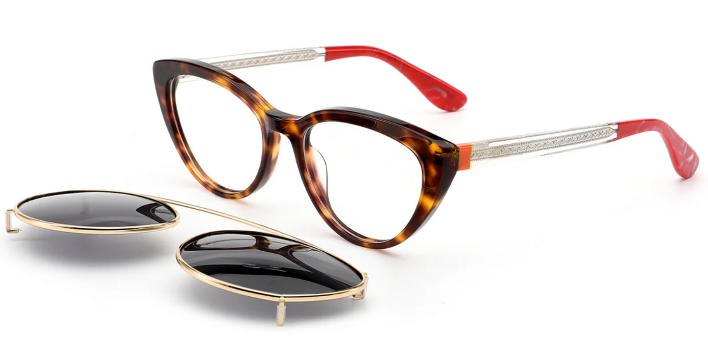 Acetate Cat Eye Frame F6927