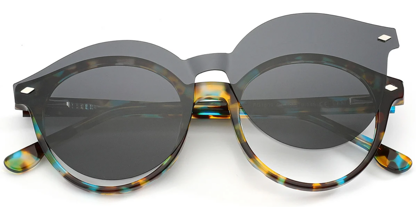 Acetate Round Frame F6296