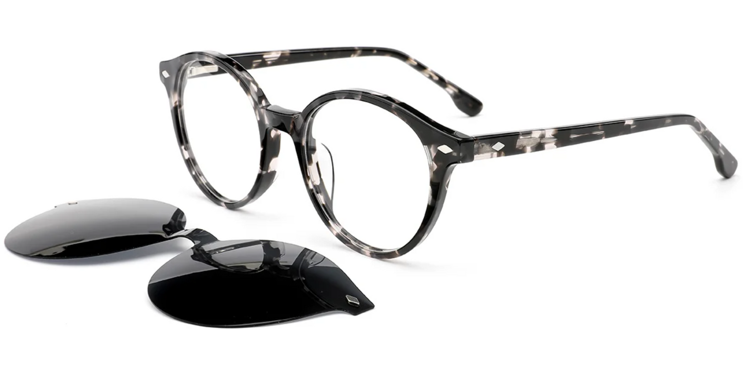 Acetate Round Frame F6296