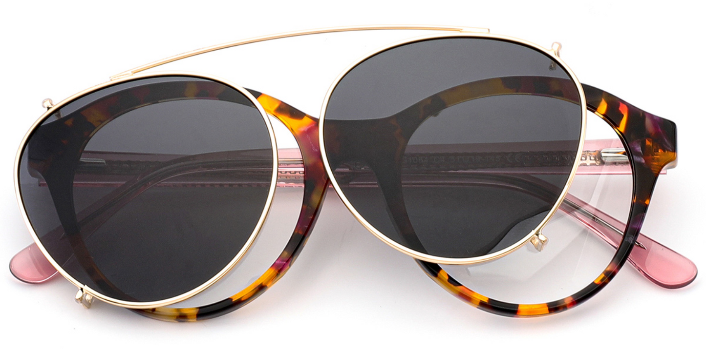 Acetate Oval Frame F6578