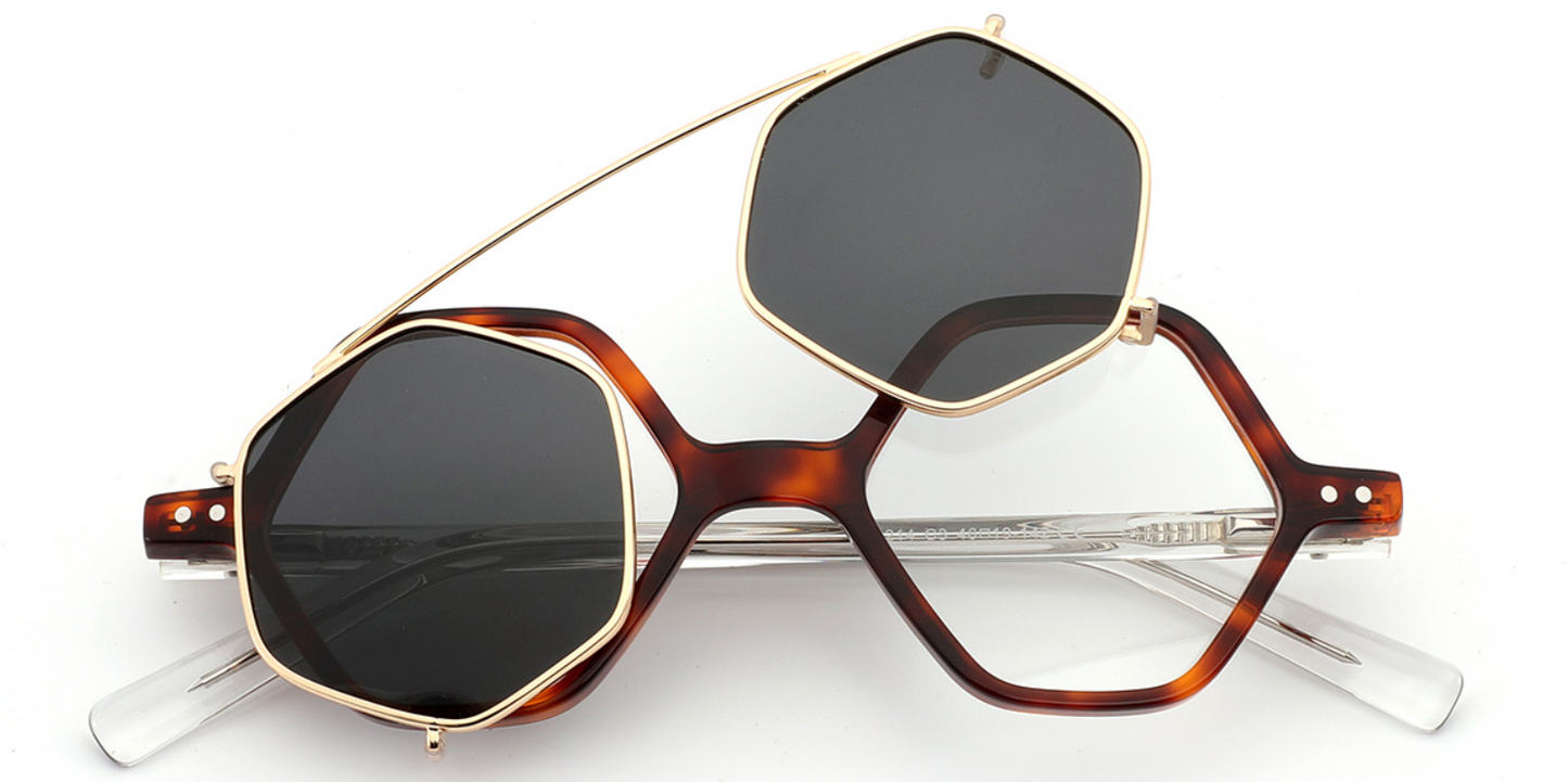 Acetate Geometric Frame F6331