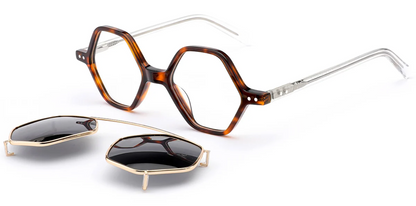 Acetate Geometric Frame F6331