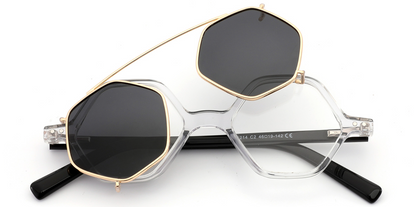 Acetate Geometric Frame F6331