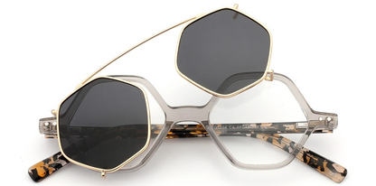 Acetate Geometric Frame F6331