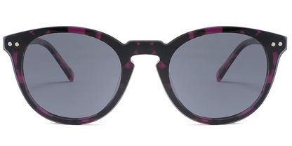 Acetate Oval Clip-Ons Frame F2572