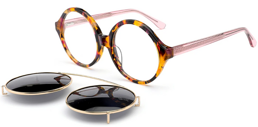 Acetate Round Frame F6576