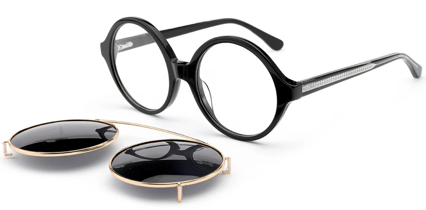 Acetate Round Frame F6576