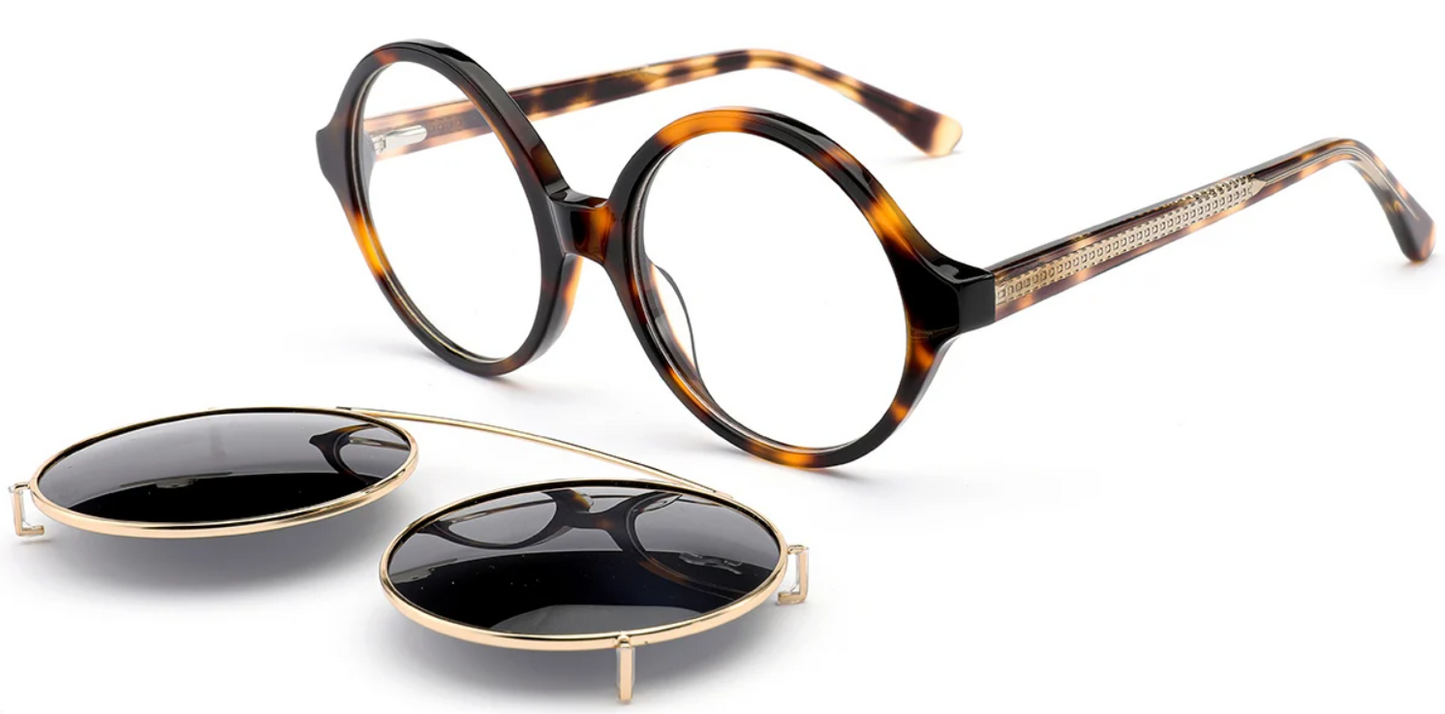 Acetate Round Frame F6576