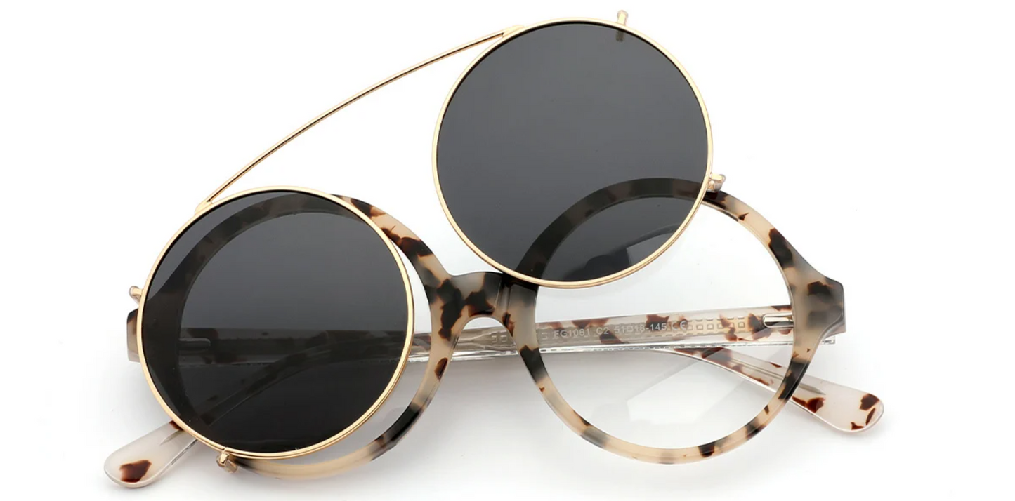 Acetate Round Frame F6576