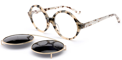 Acetate Round Frame F6576