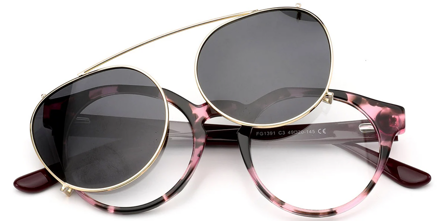 Acetate Round Frame F6622