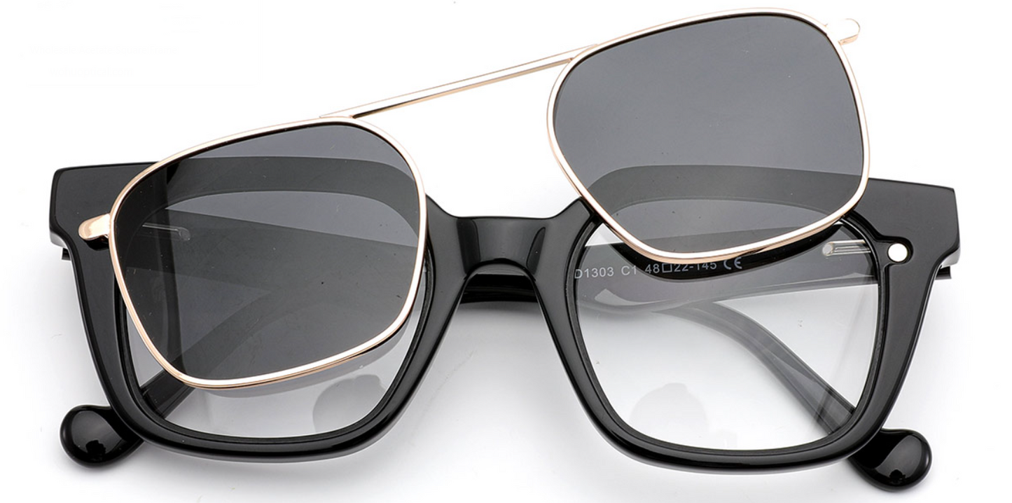 Acetate Square Frame F6814