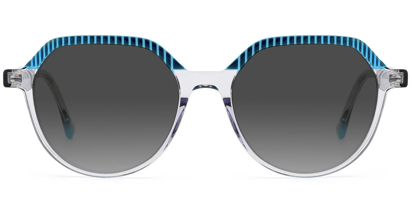 Acetate Geometric Sunglasses SG7061