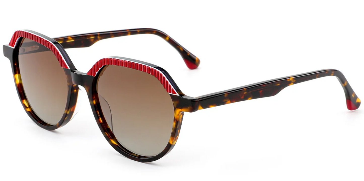 Acetate Geometric Sunglasses SG7061