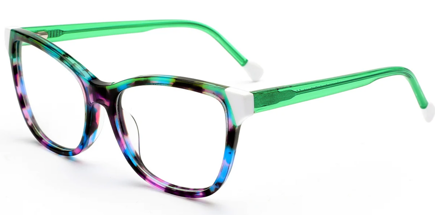 Acetate Cat Eye Frame F4837
