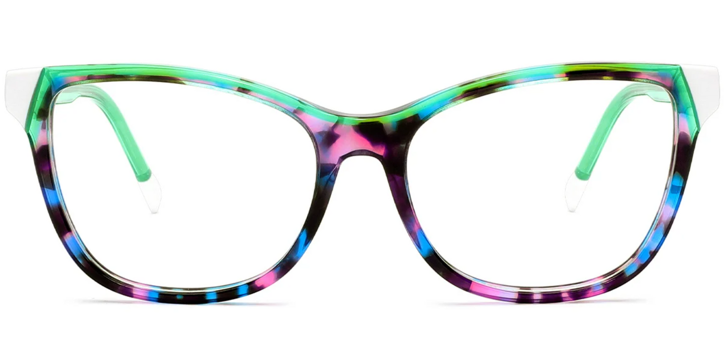 Acetate Cat Eye Frame F4837