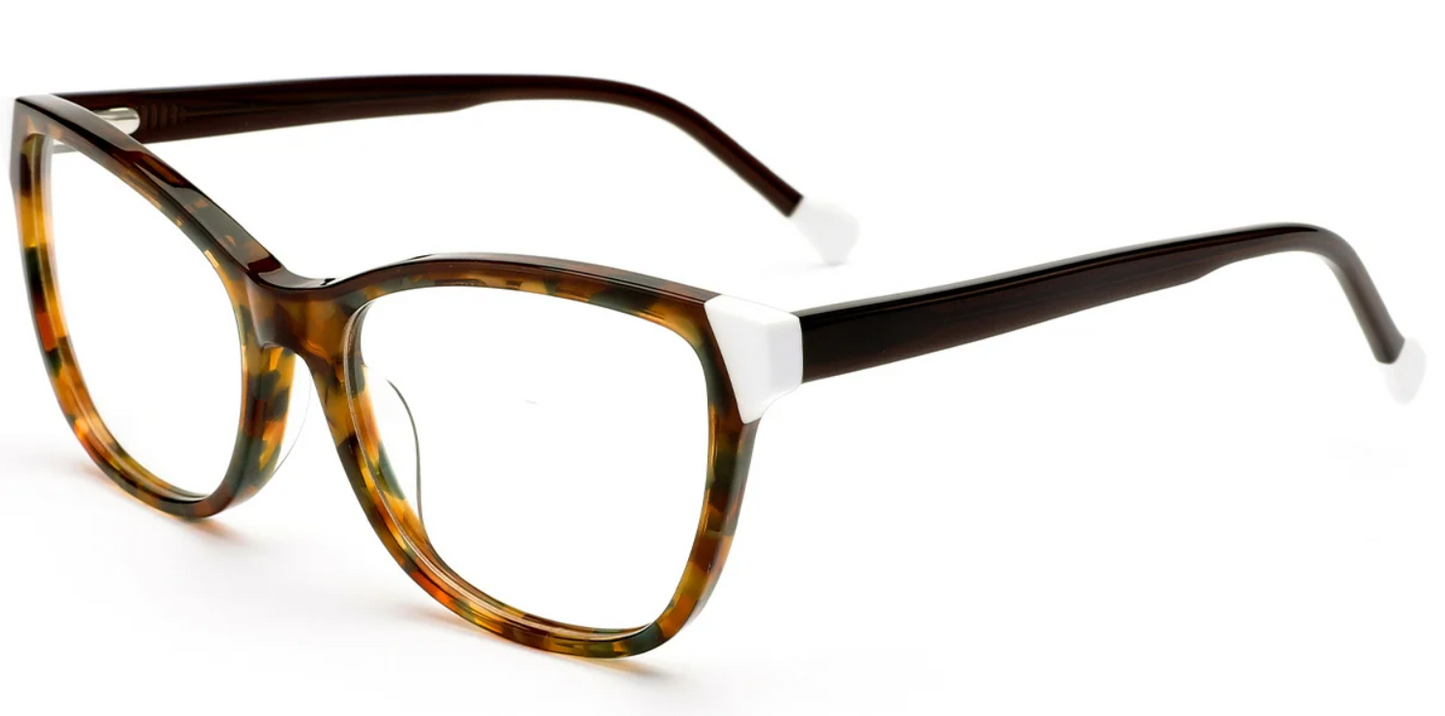 Acetate Cat Eye Frame F4837